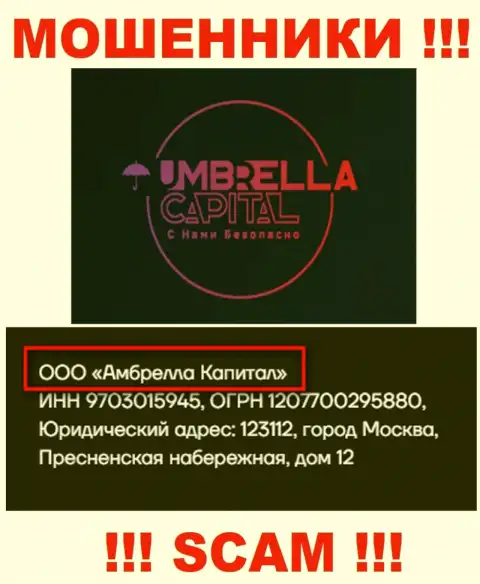 ООО Амбрелла Капитал - это владельцы противозаконно действующей компании Umbrella Capital