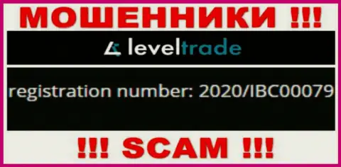 LevelTrade оказывается имеют регистрационный номер - 2020/IBC00079