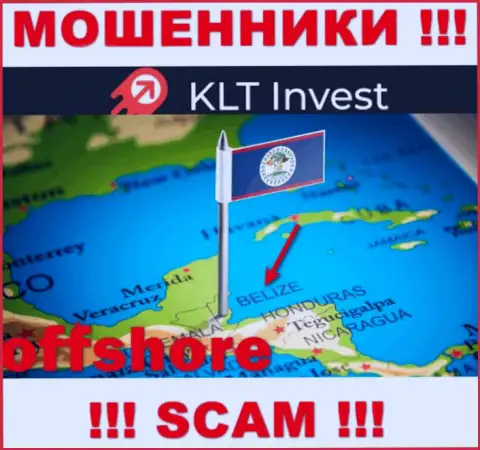 KLT Invest безнаказанно лишают средств, ведь находятся на территории - Belize