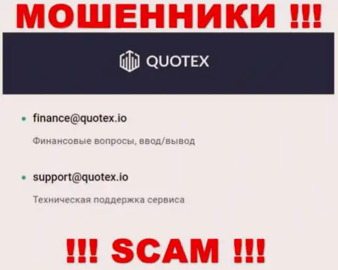 Е-мейл internet разводил Quotex