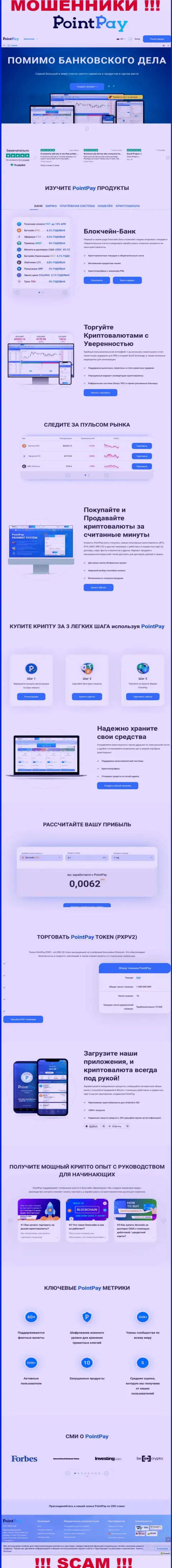 PointPay Io это официальная интернет страничка жуликов Поинт Пэй