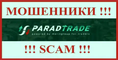 Логотип МОШЕННИКОВ Paradfintrades LLC