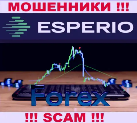 Esperio - МОШЕННИКИ, жульничают в сфере - FOREX