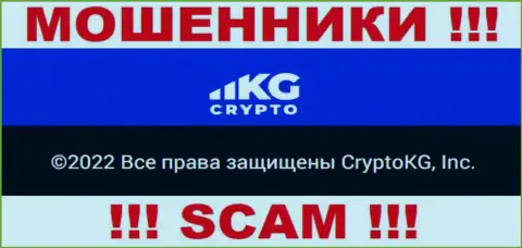 CryptoKG - юридическое лицо интернет-мошенников компания CryptoKG, Inc