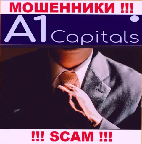 О лицах, управляющих организацией A1 Capitals ничего не известно