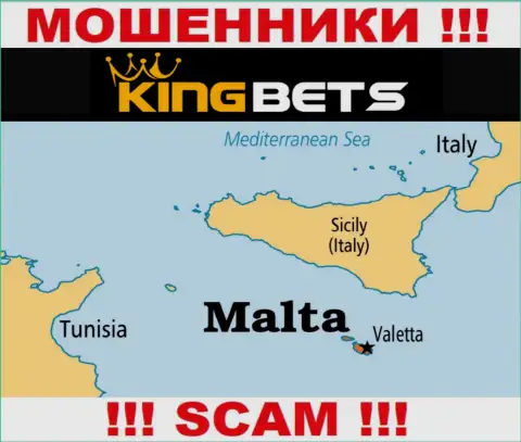 KingBets - это жулики, имеют оффшорную регистрацию на территории Malta