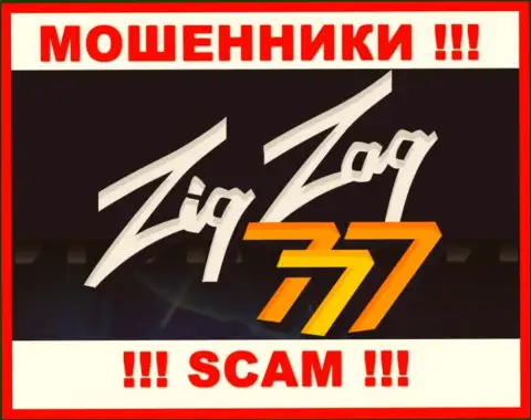 Логотип МОШЕННИКА ZigZag777 Com