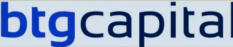 Официальный логотип брокерской организации BTG Capital