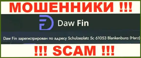 Daw Fin показывает клиентам ложную информацию о оффшорной юрисдикции