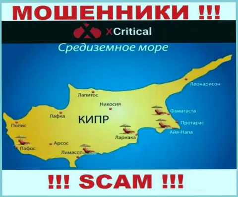 Cyprus - здесь, в оффшорной зоне, базируются интернет мошенники XCritical