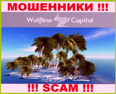 Мошенники Wolfline Capital не показывают правдивую инфу относительно своей юрисдикции