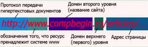 Информация об устройстве доменов сайтов