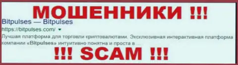 Бит Пульсес - это КУХНЯ НА ФОРЕКС !!! SCAM !!!